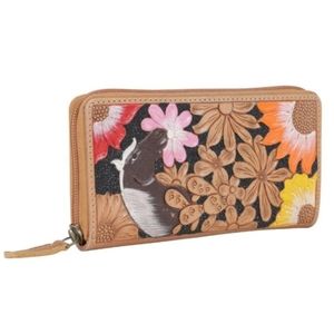 Myra Fleur Wallet Tooled Leather